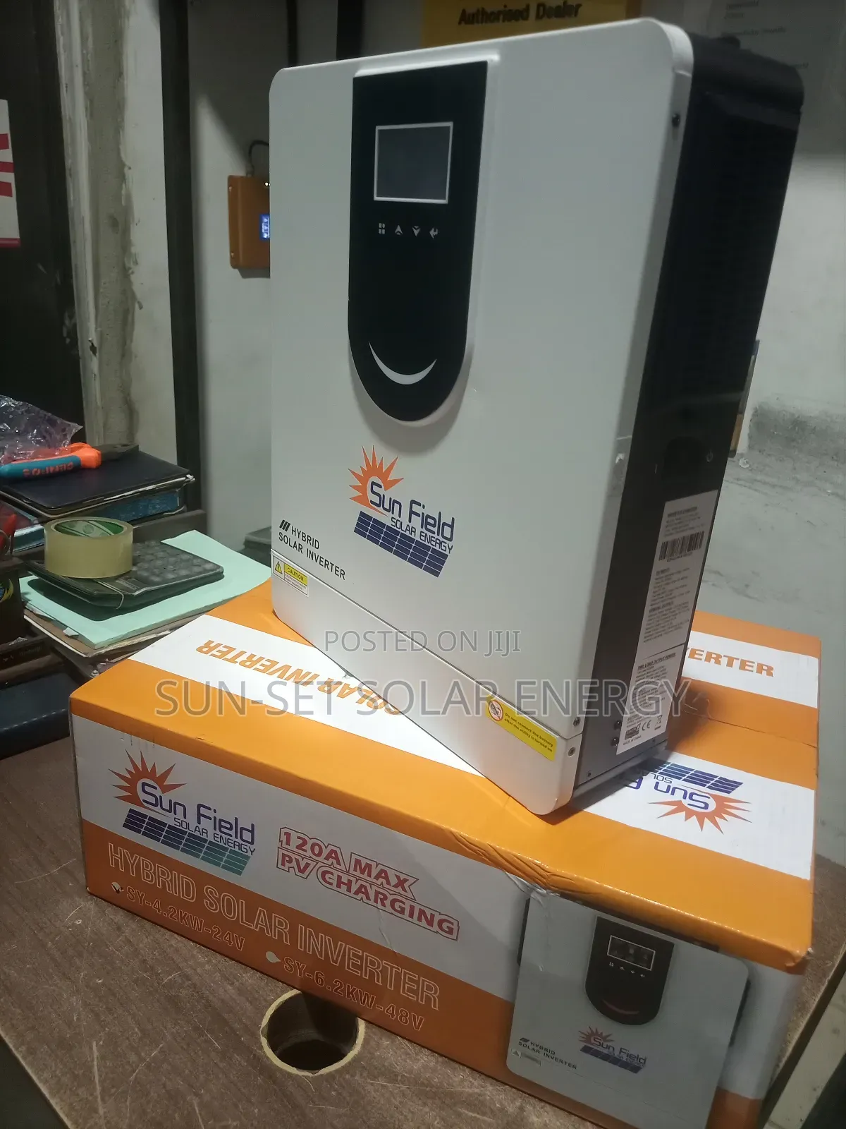 Sun Field Hybrid Inverter 4.2kva 24v With Warranty.