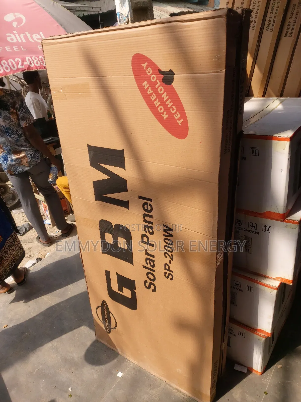 G B M Solar Panel 200watt