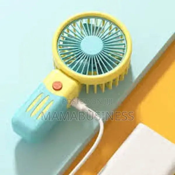 Rechargeable Mini Fashion Fan With Stand