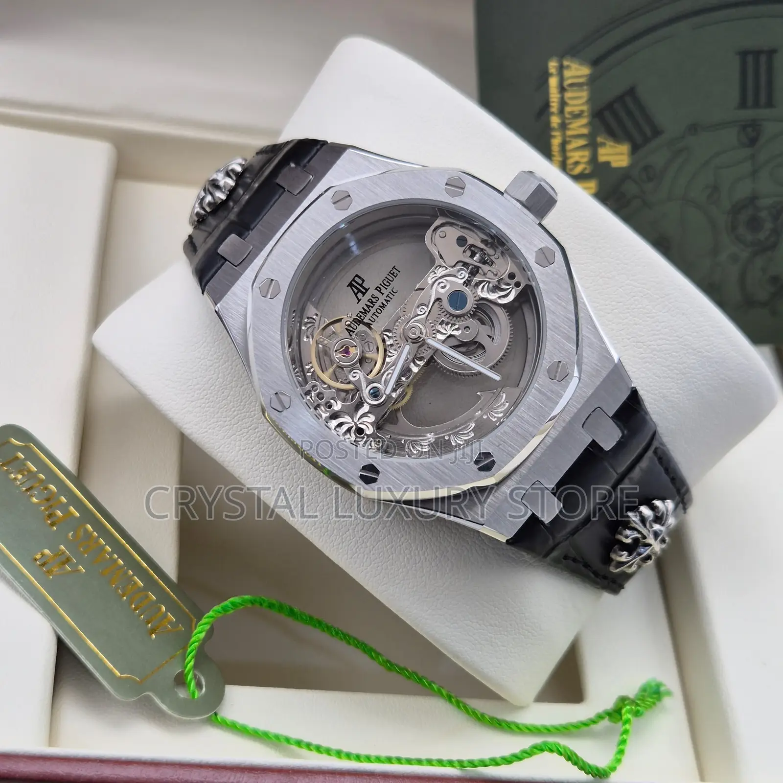 Audemars Piguet Quality Luxury Genuine Leather Wristwatch
