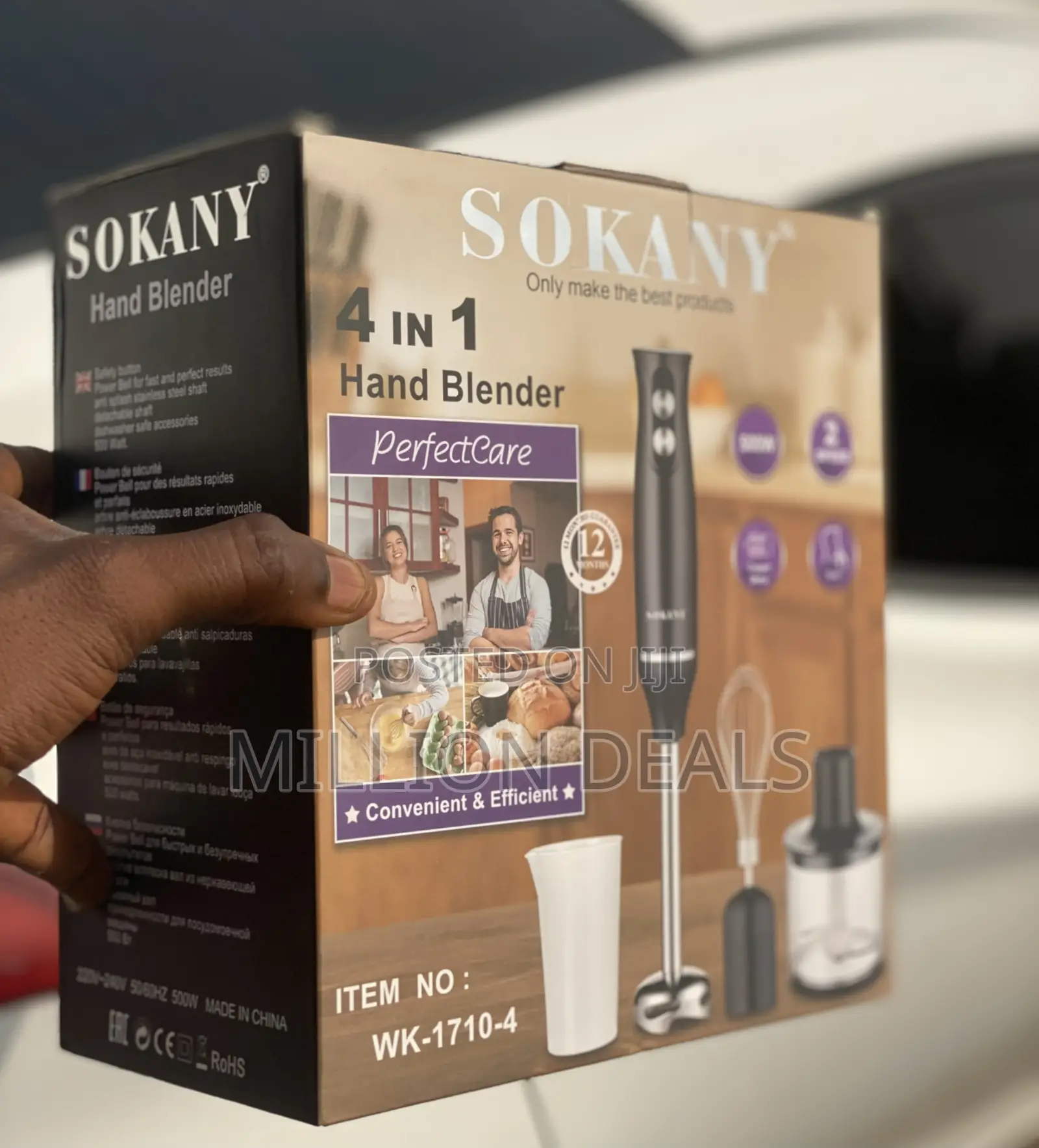 4 IN 1 Unique Hand Electric Blender Chopper, Mixer,Whisk