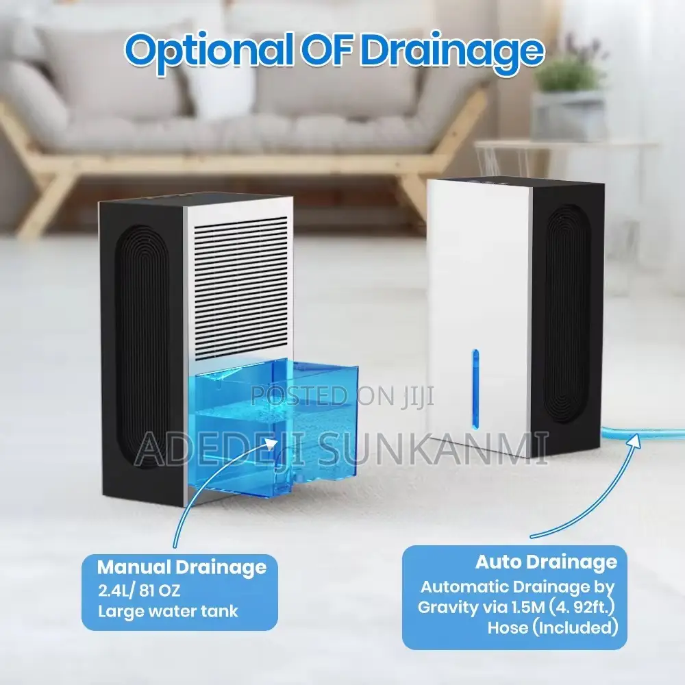 Ultra Quiet Mini Dehumidifier (1 Litre Daily Capacity)