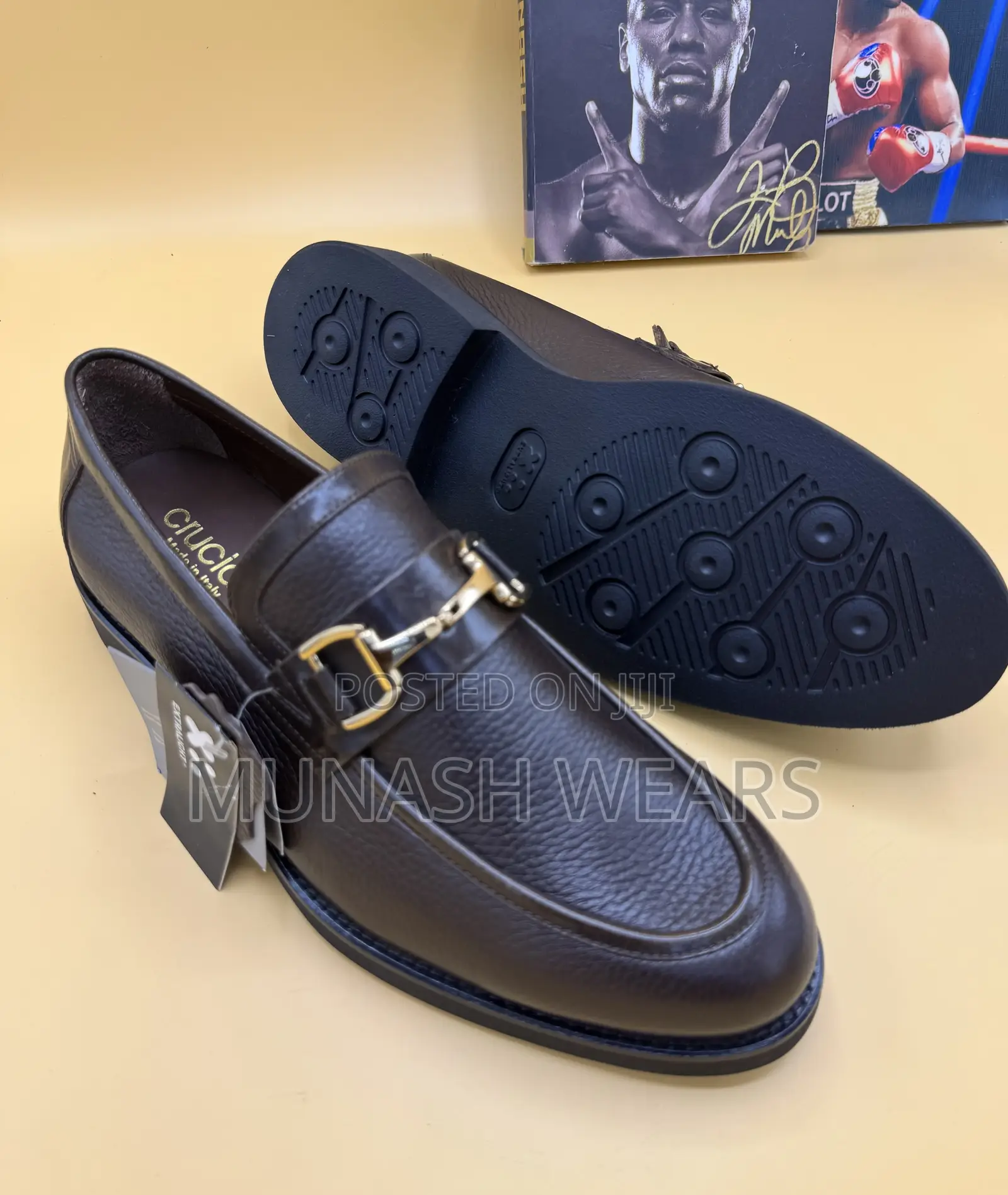 Italian Cruciani Leather Shoe 40-46, Nationwide Delivery
