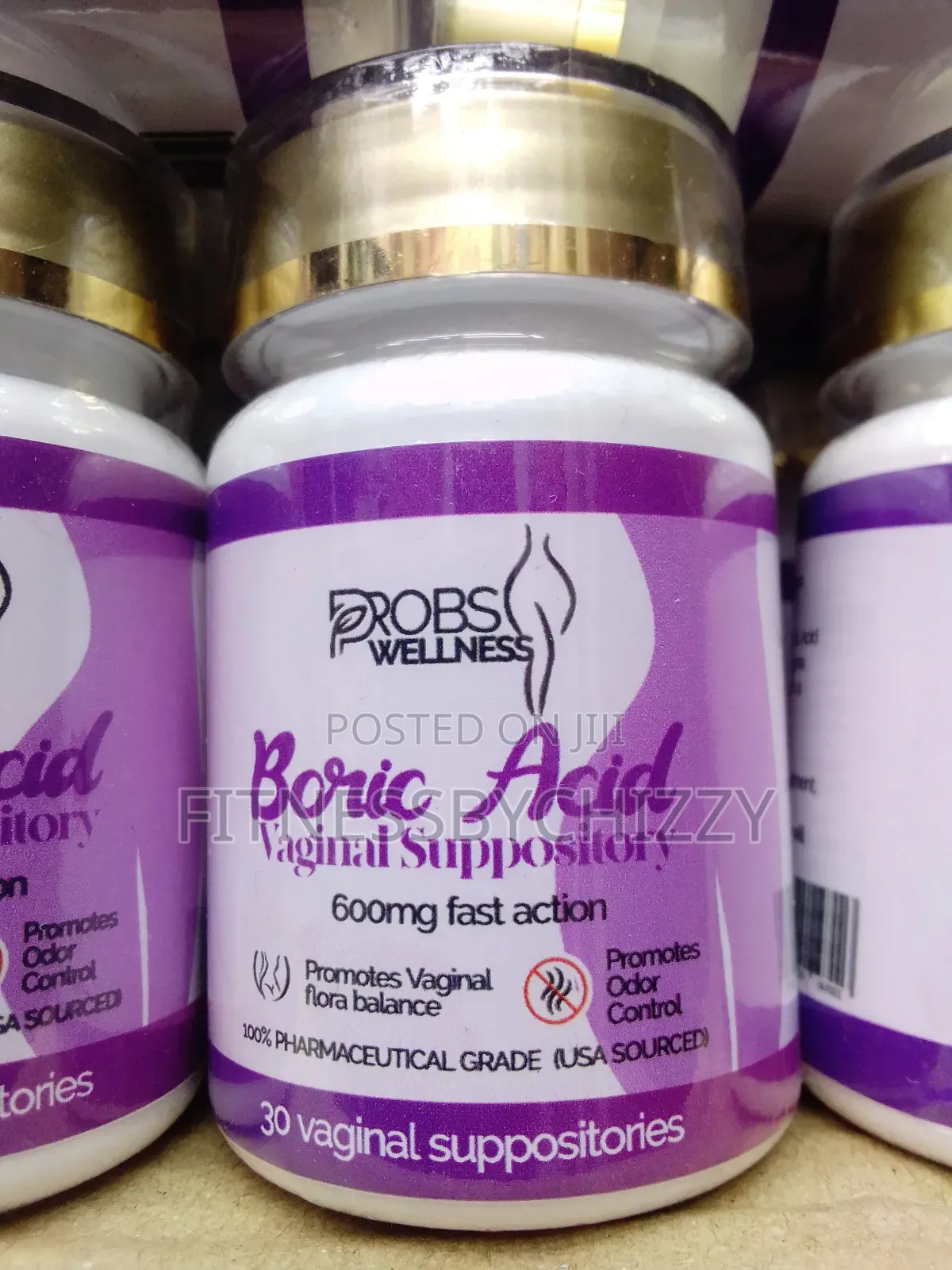Boric Acid 600mg X 30 Suppositories