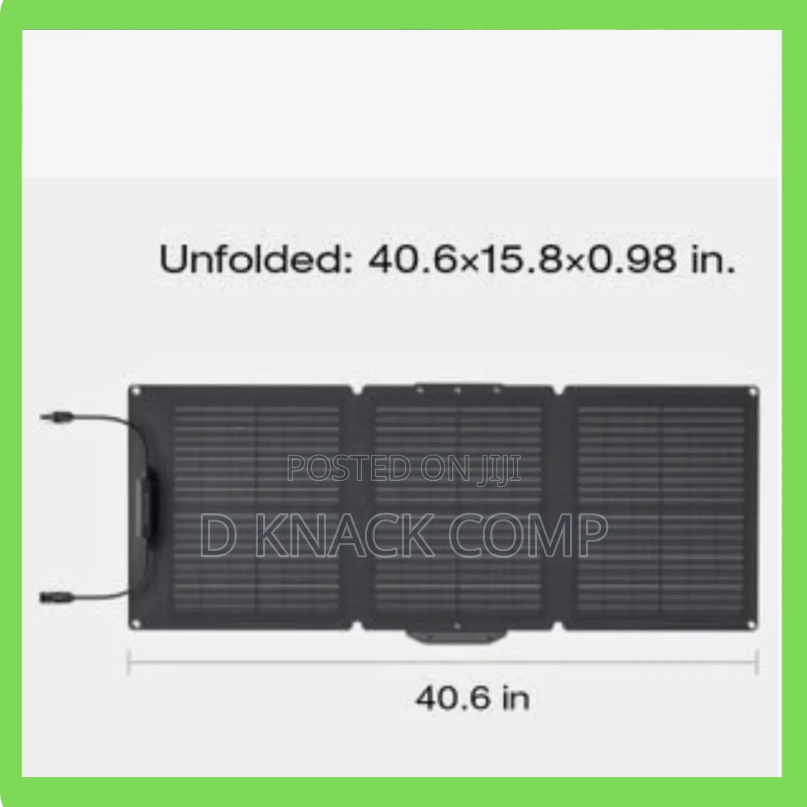 Ecoflow Adjustable 60W Portable Solar Panel