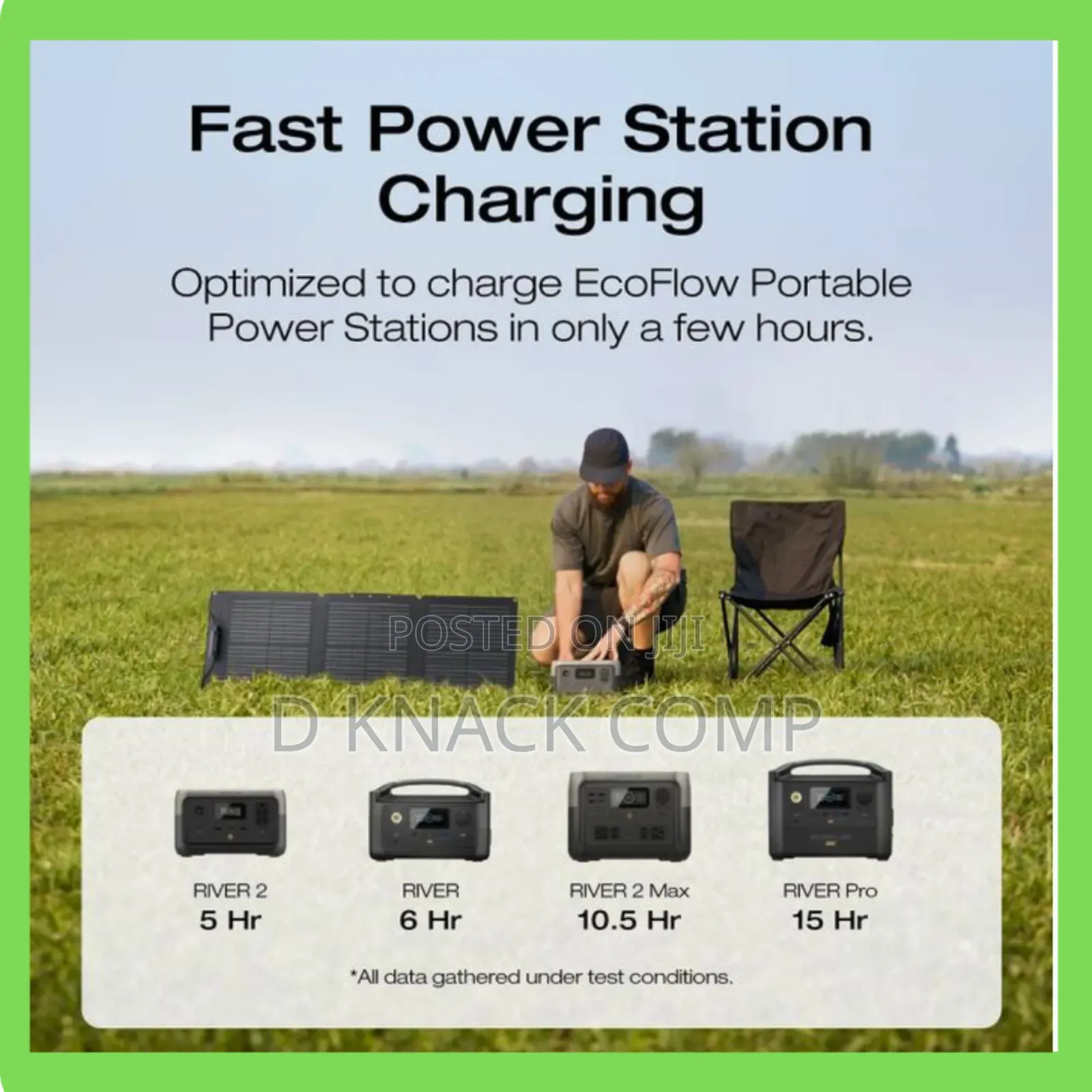 Ecoflow Adjustable 60W Portable Solar Panel