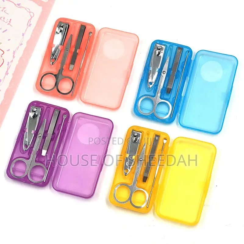 4pcs Stainless Steel Portable Manicure Set
