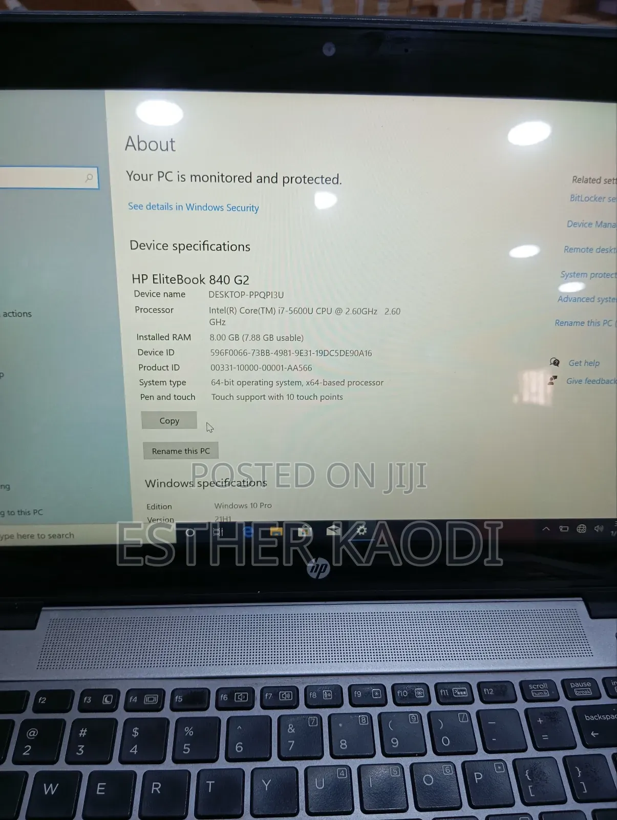 Laptop HP EliteBook 840 G2 8GB Intel Core i7 HDD 500GB