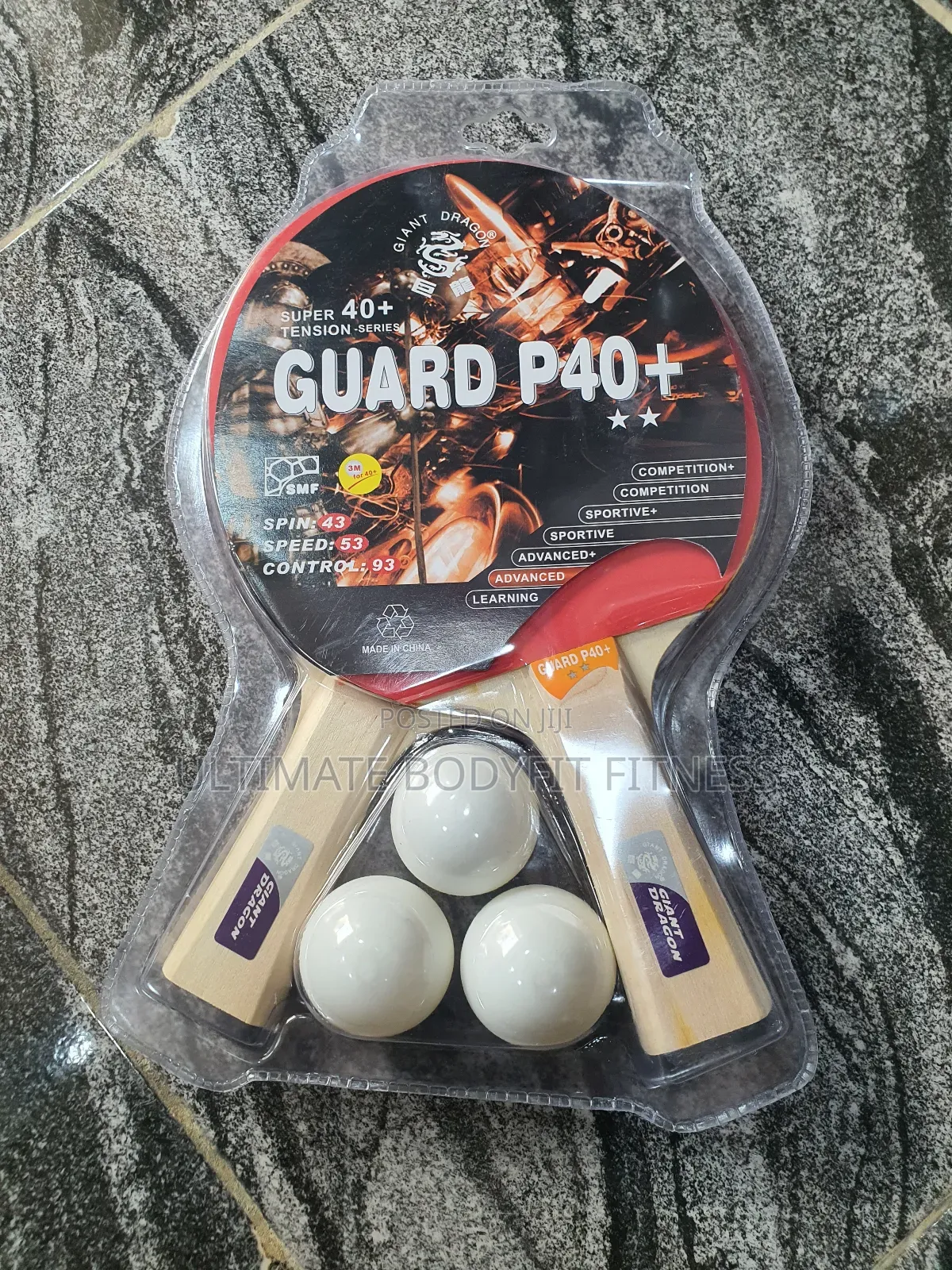 Brand New Giant Dragon | Table Tennis Bat: Guard P40+