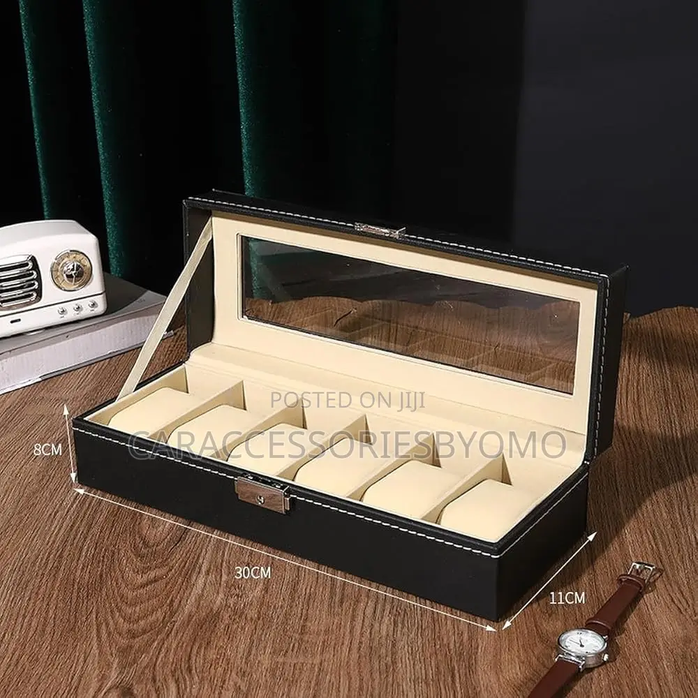 6 Slot Wristwatch Box