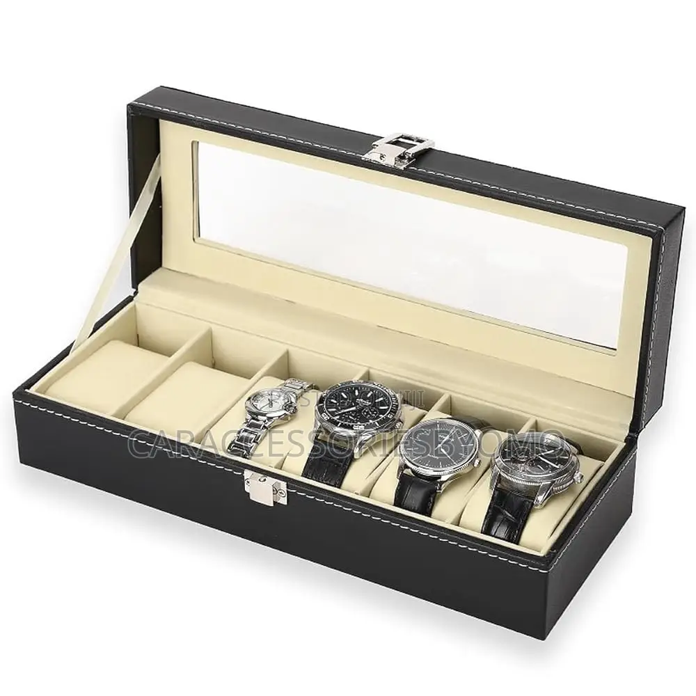 6 Slot Wristwatch Box