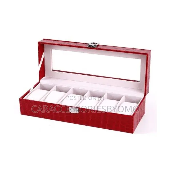 6 Slot Wristwatch Box