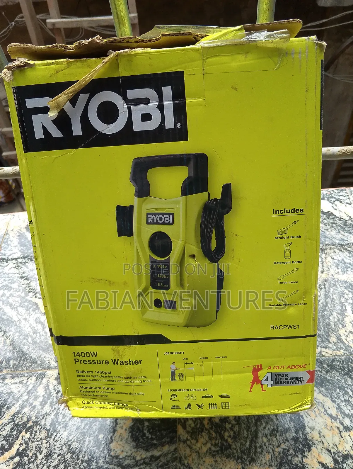 Ryobi Pressure Washer 1400w