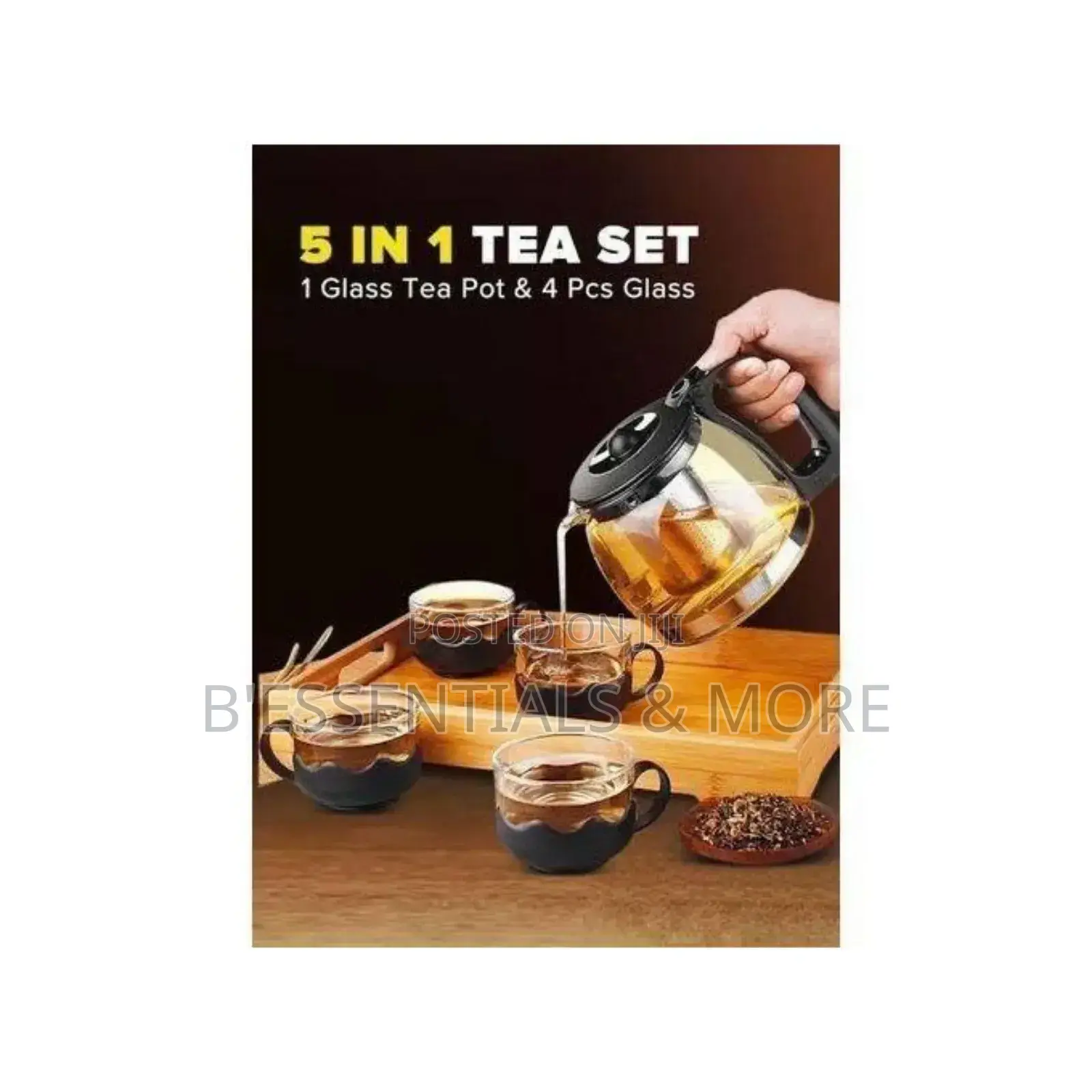 5 IN 1 TEA SET( Jug With 4 Cups)