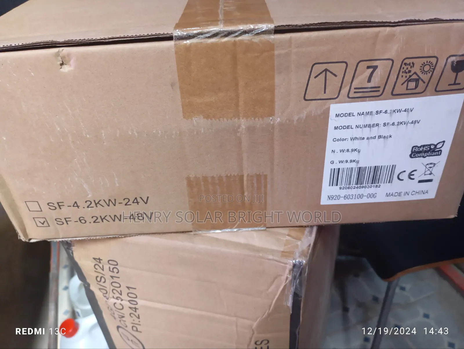 Sunfied 6.2kva 48v Hibrid Inverter