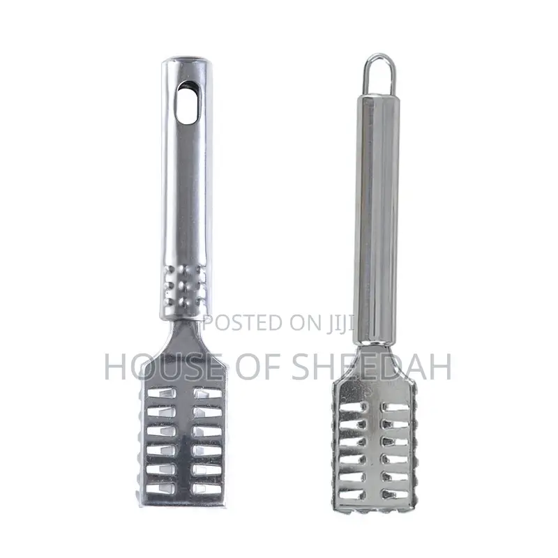 Fish Scales Skin Remover Scaler Stainless Steel Grip Handle