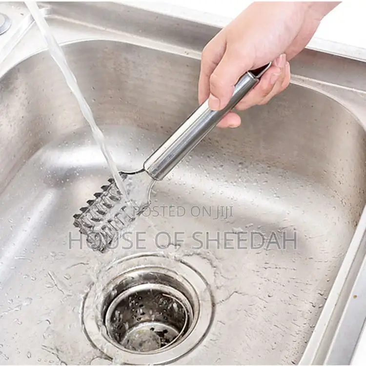 Fish Scales Skin Remover Scaler Stainless Steel Grip Handle
