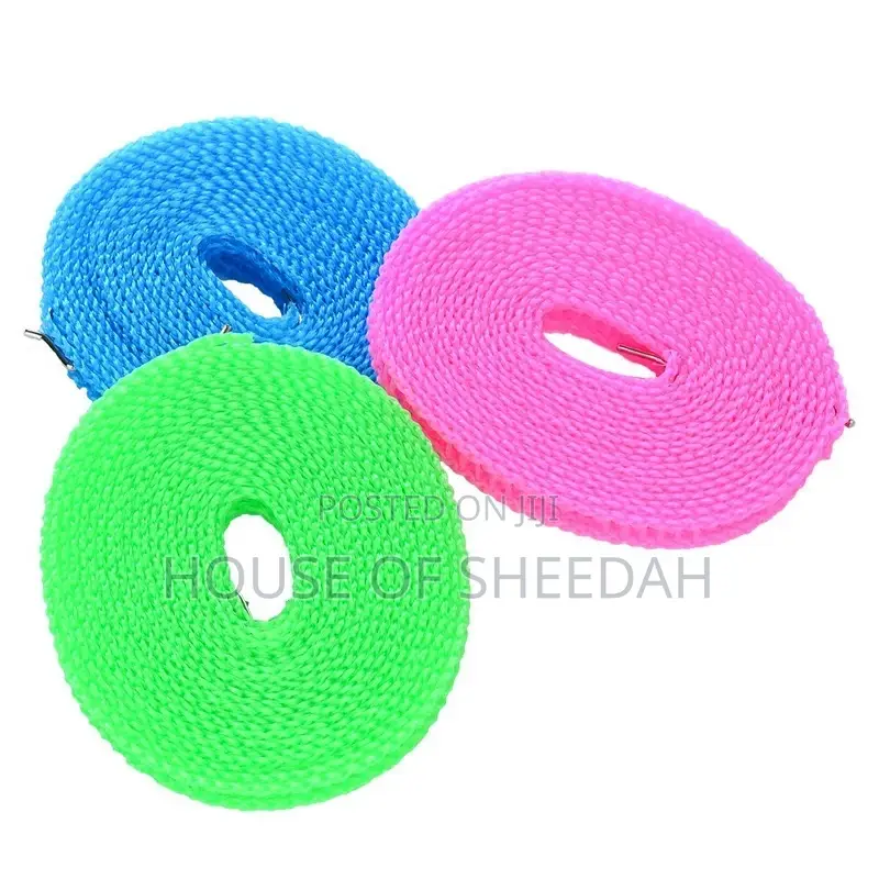 2pcs Indoor and Outdoor Household Laundry Clothesline