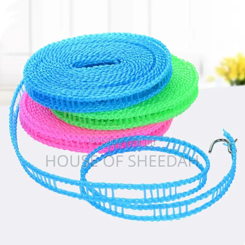 2pcs Indoor and Outdoor Household Laundry Clothesline
