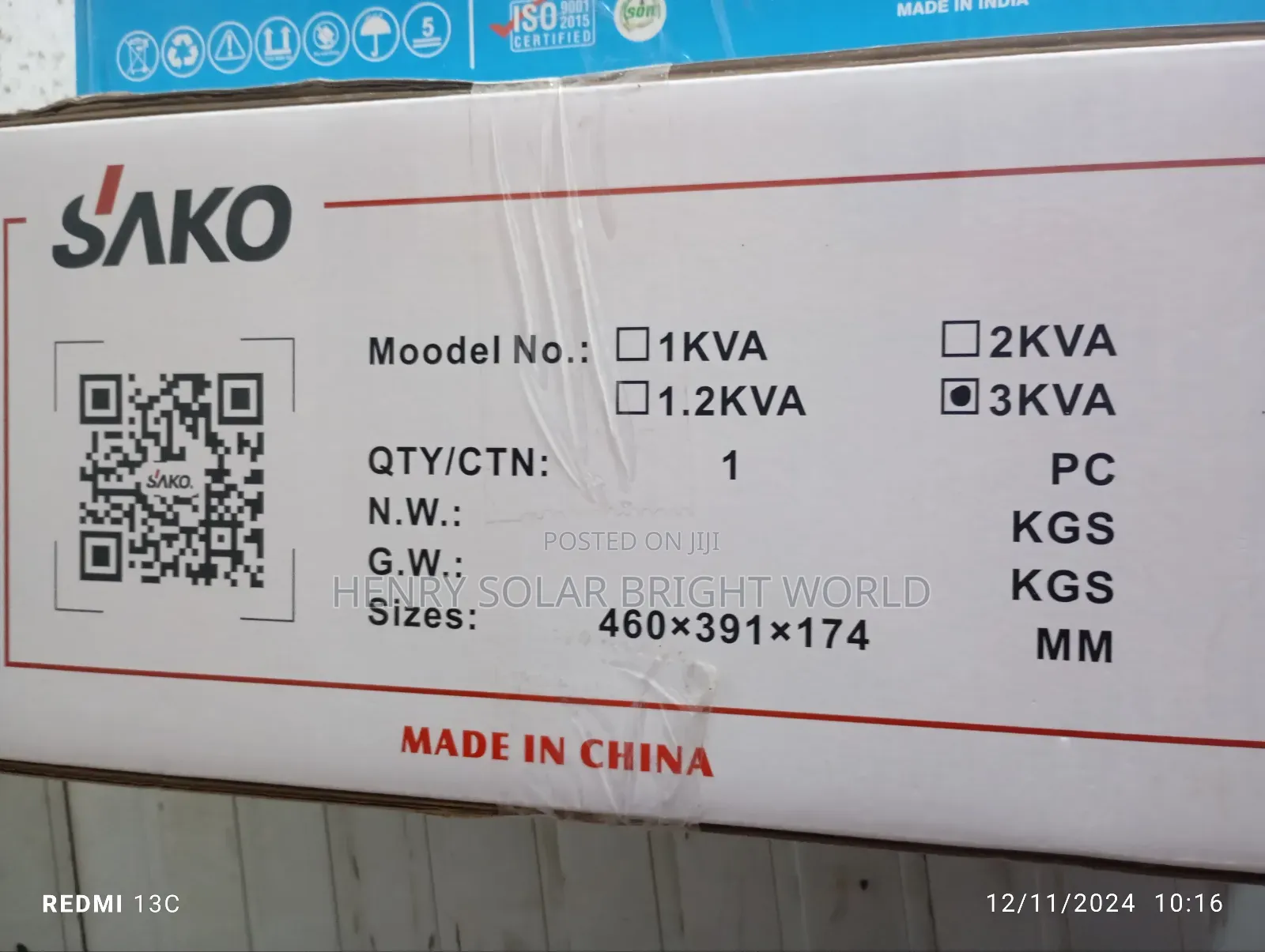 Sako 3kva 24v Hybrid Inverter
