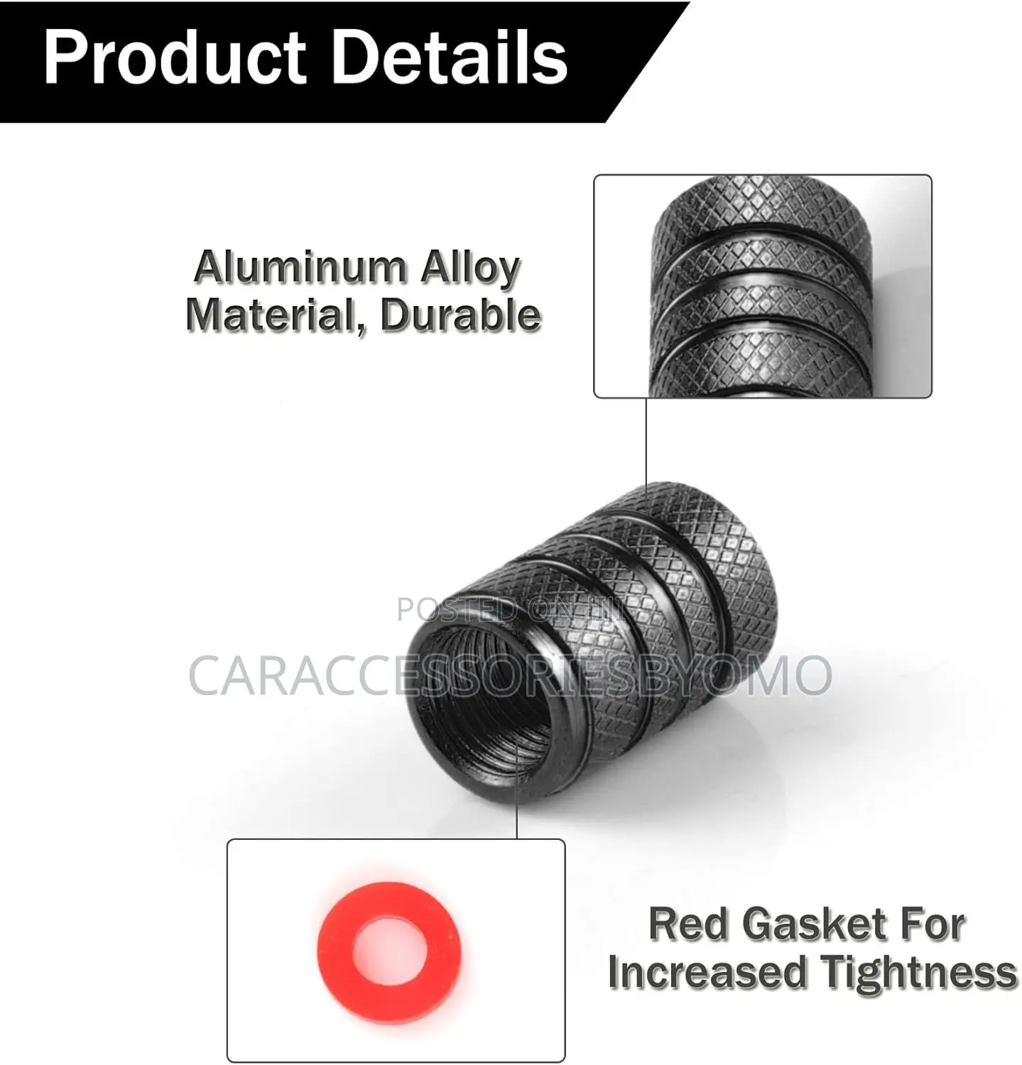 Car Alloy Valve Cap