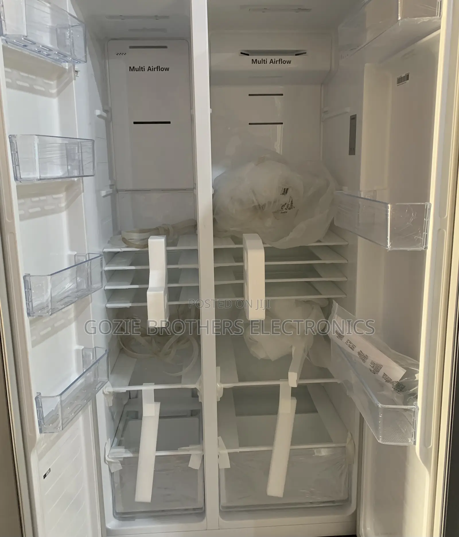 Hisense 508liters Side by Side Refrigerator(Silver Color)