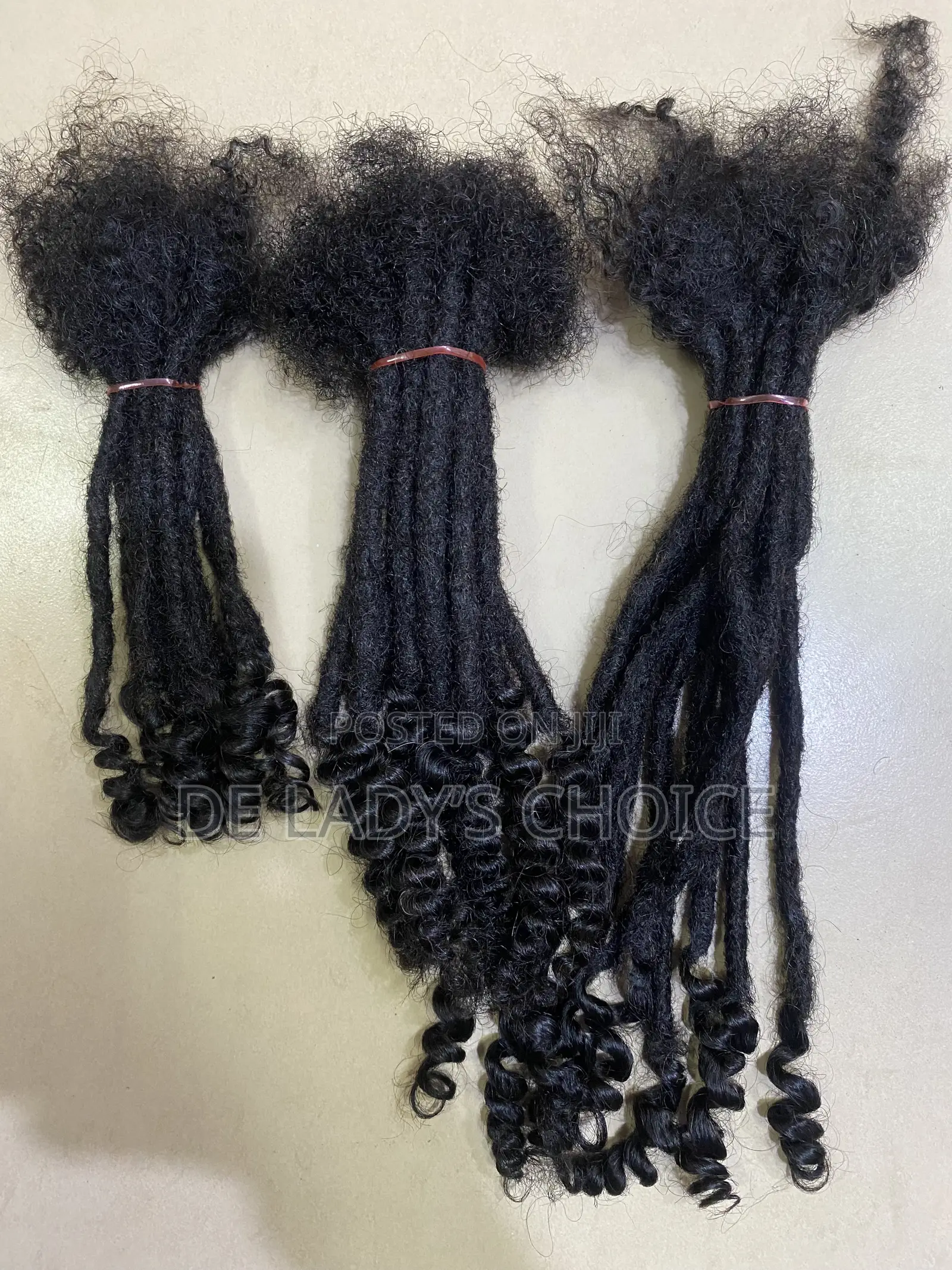 Curly Tip Human Hair Dreadlocks