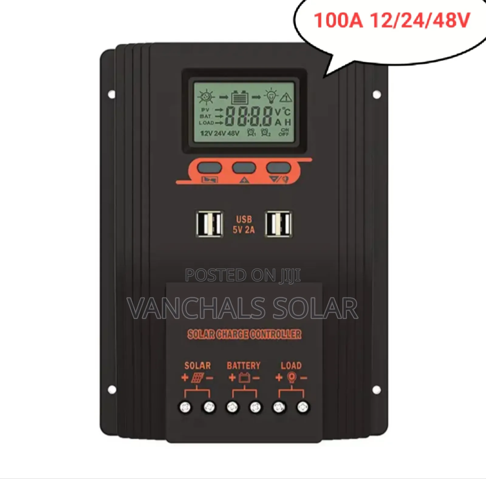 PWM Solar Charge Controller 100A 12/24/48v