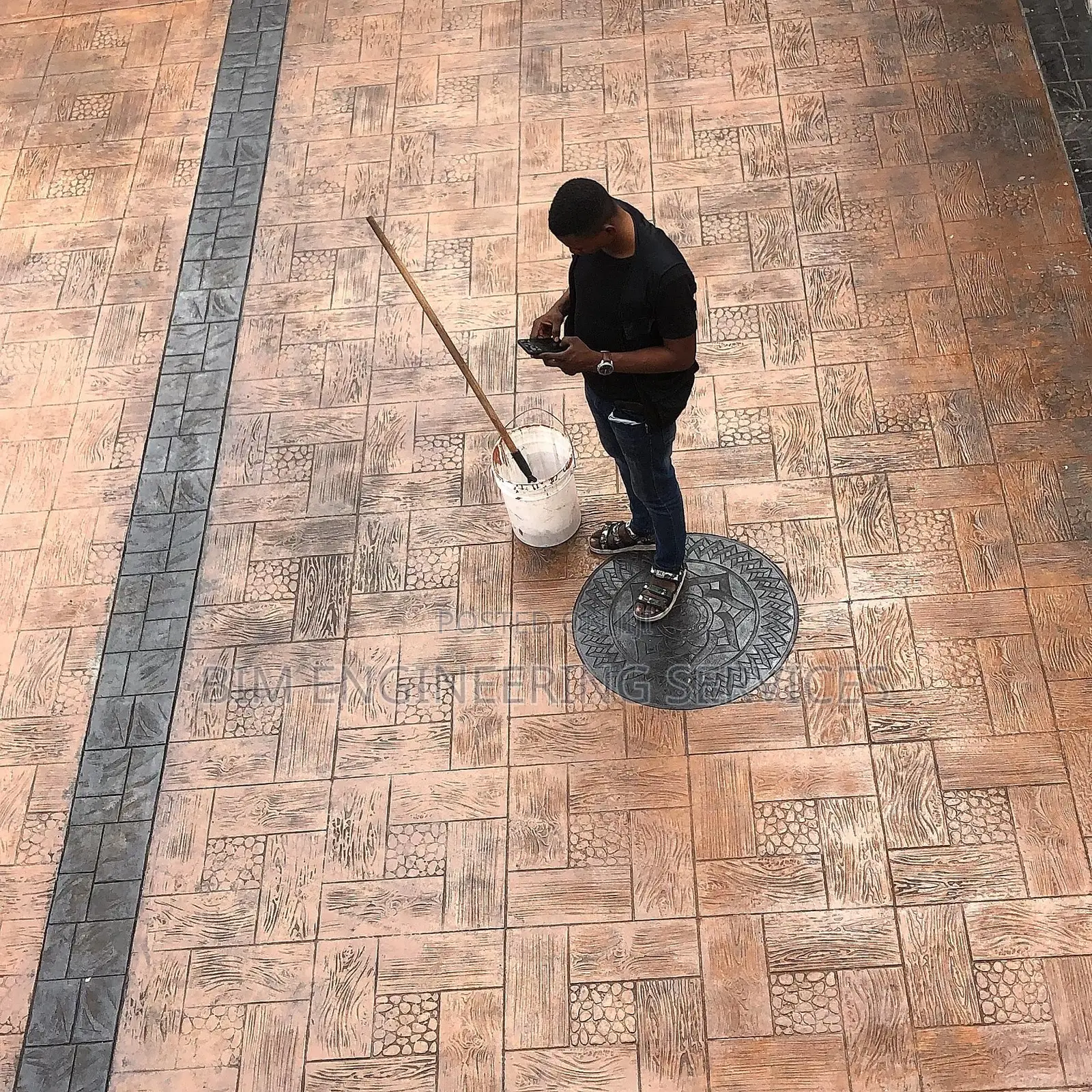 Tiles Washing Cleaning Acrylic Resin