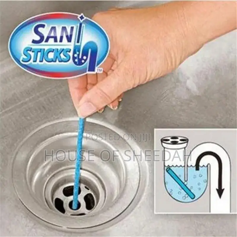 3pcs Sani Stick Pipeline Bathtub Decontamination Drain Sewer