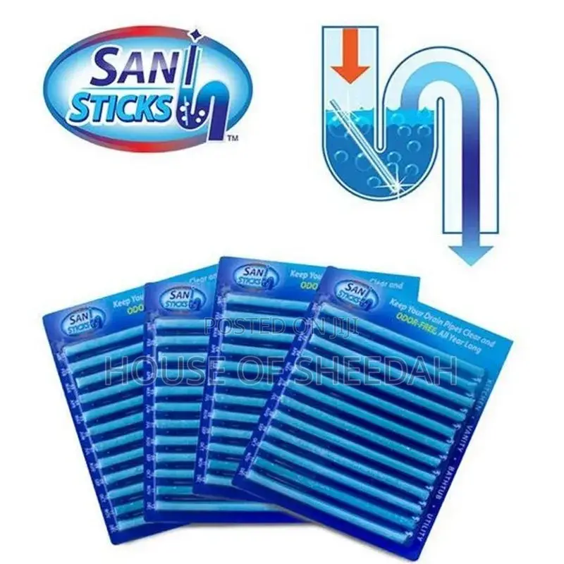3pcs Sani Stick Pipeline Bathtub Decontamination Drain Sewer
