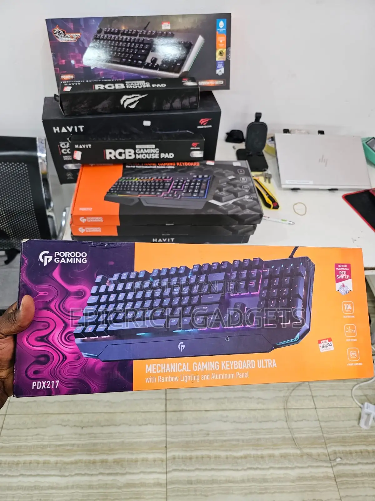 Porodo Pdx217 Mechanical Gaming Keyboard Ultra