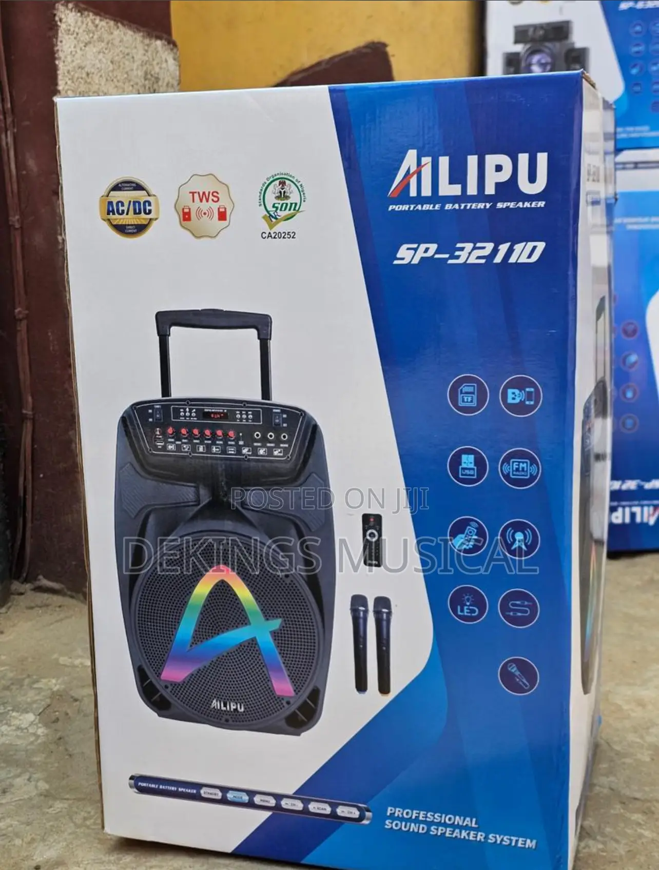 Ailipu Sp-3211d 12 Inches Rechargeable PA System