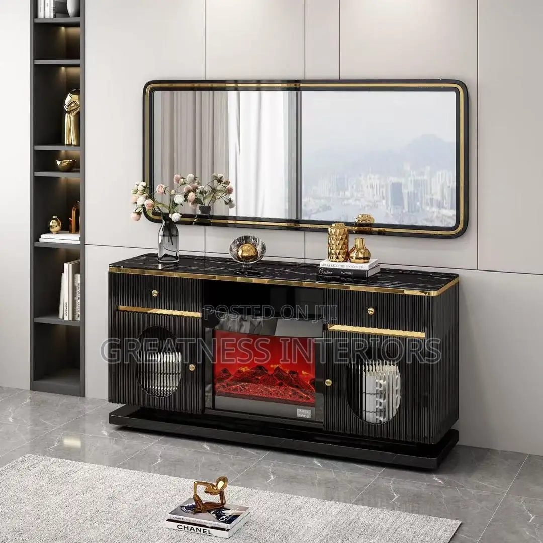 Top Quality Imported Fire Wall Tv Stands