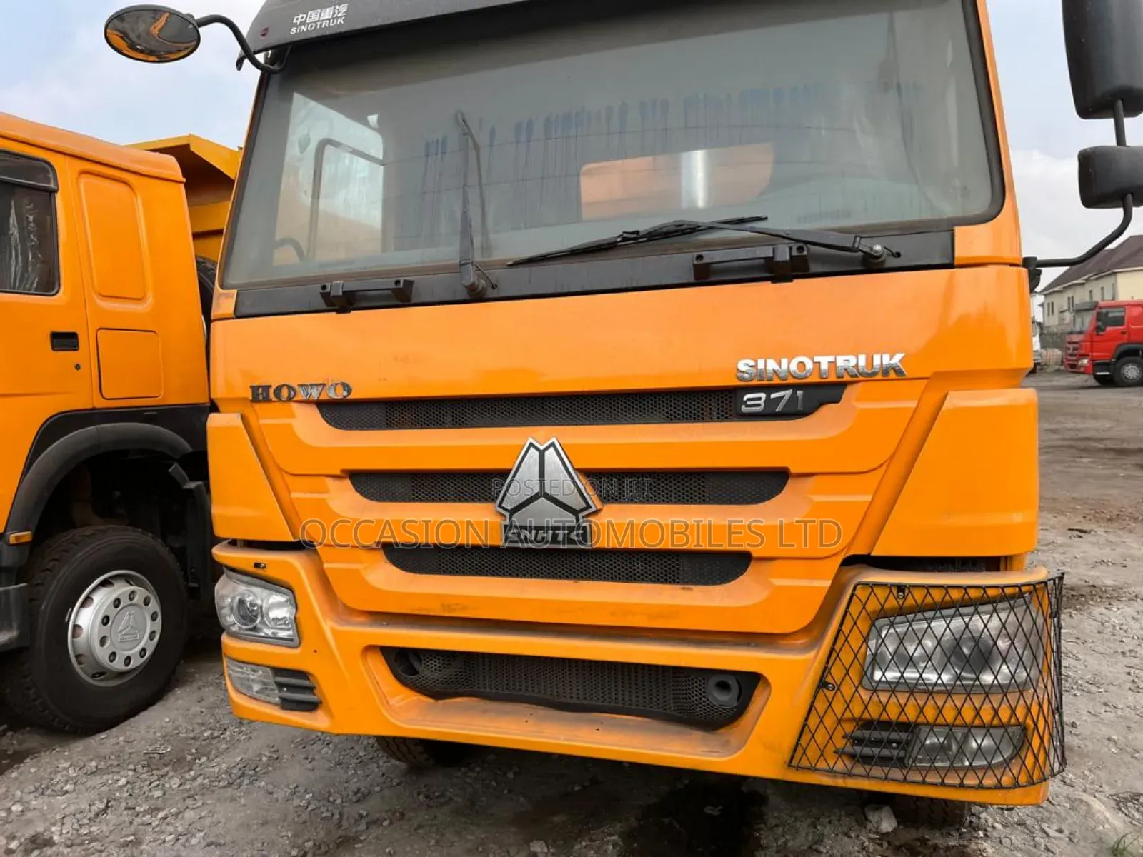 Yellow Howo Tipping Truck