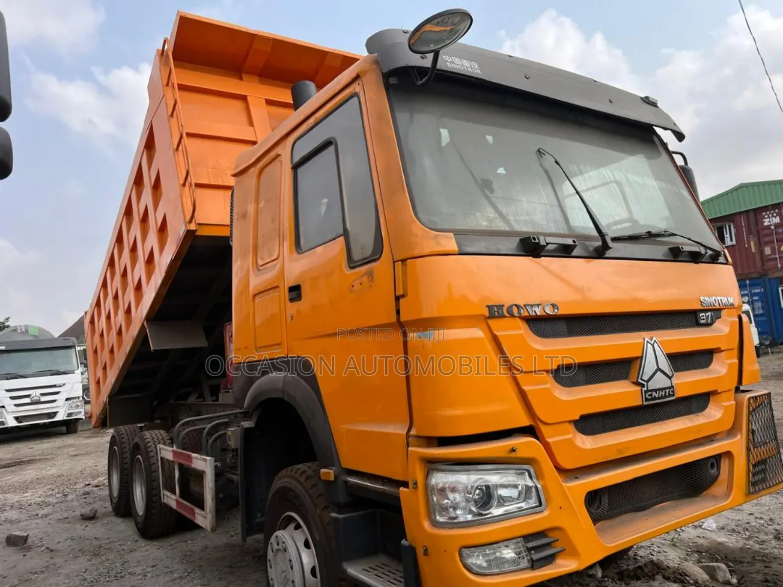 Yellow Howo Tipping Truck