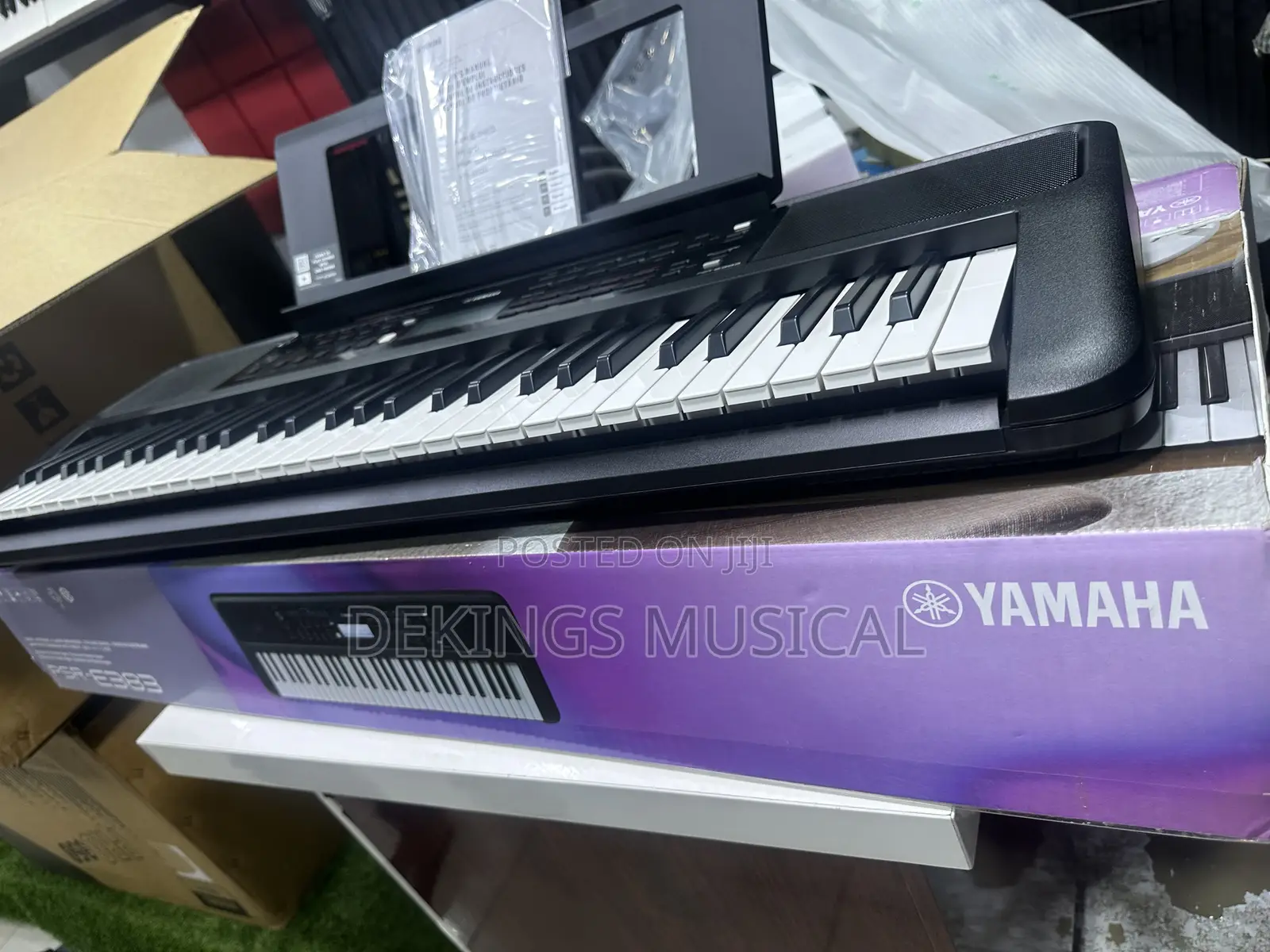 Yamaha PSR E383 61 Keys Keyboard (Adaptor Included)