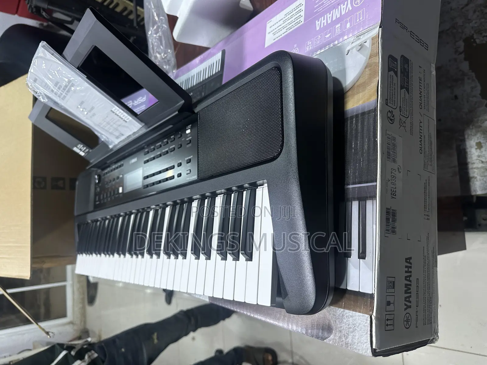 Yamaha PSR E383 61 Keys Keyboard (Adaptor Included)