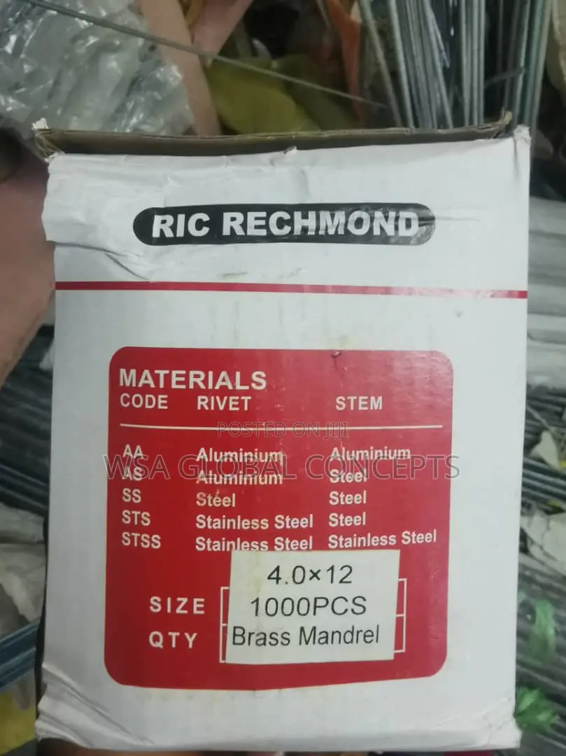 1 Packets of 4mm X 19mm Rivet Pin