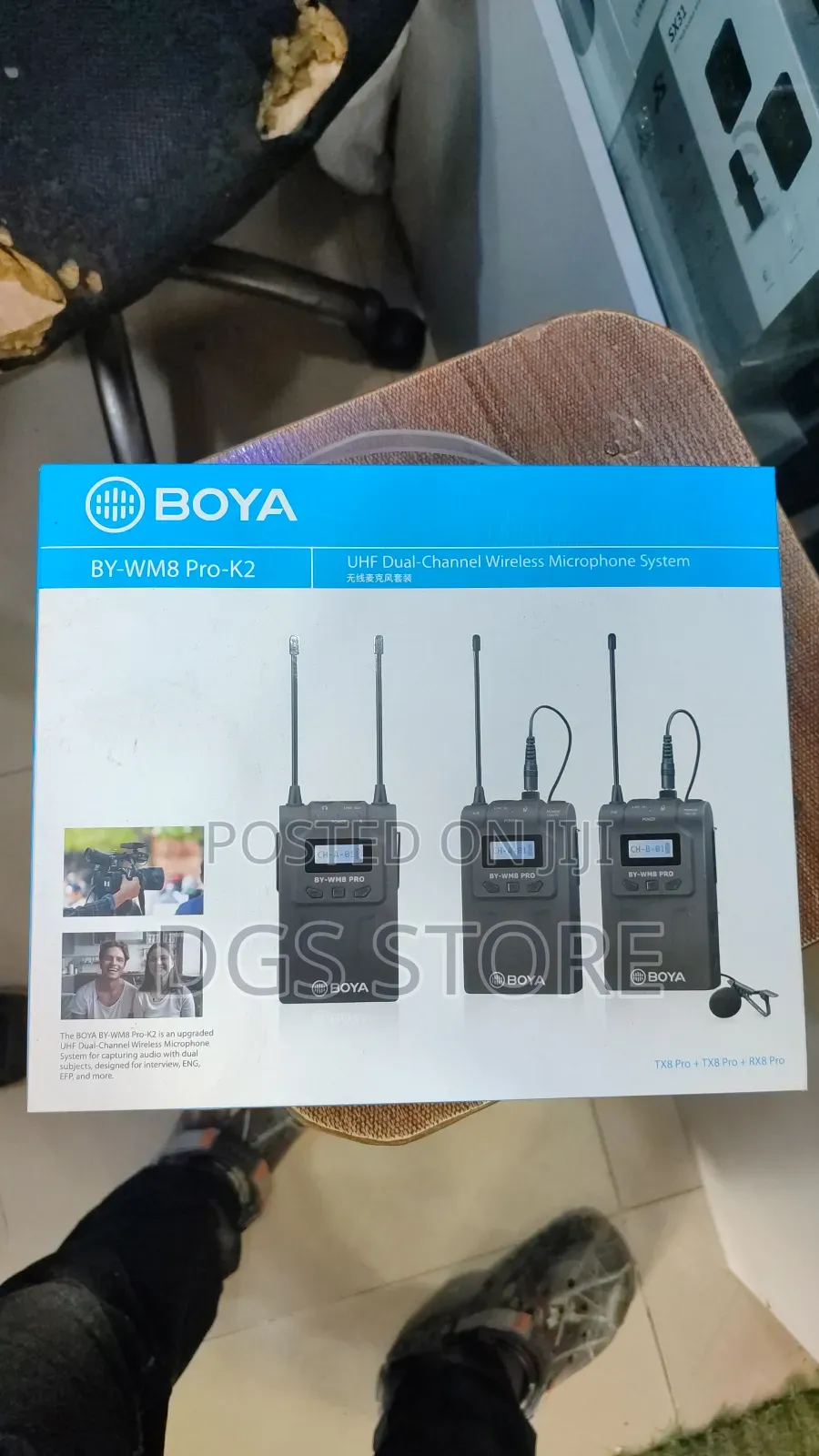 Boya by WM8 Pro UHF Channel Wireless Microphone