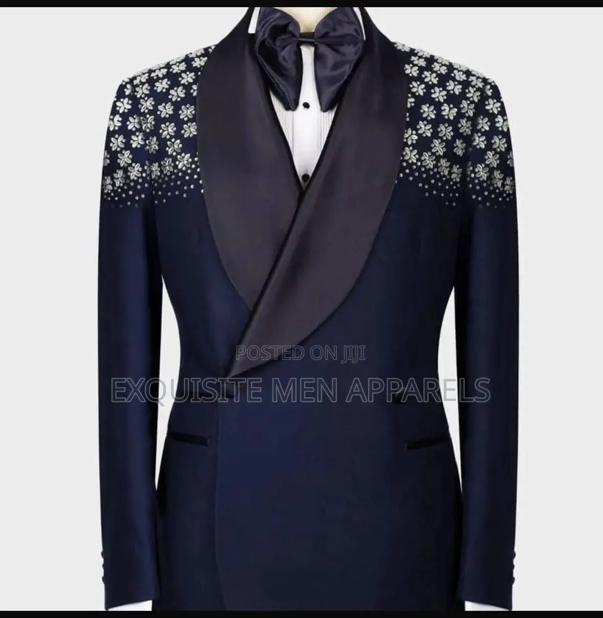 Latest Shawl Lapel Stone Tuxedo Turkish Men’S Suit