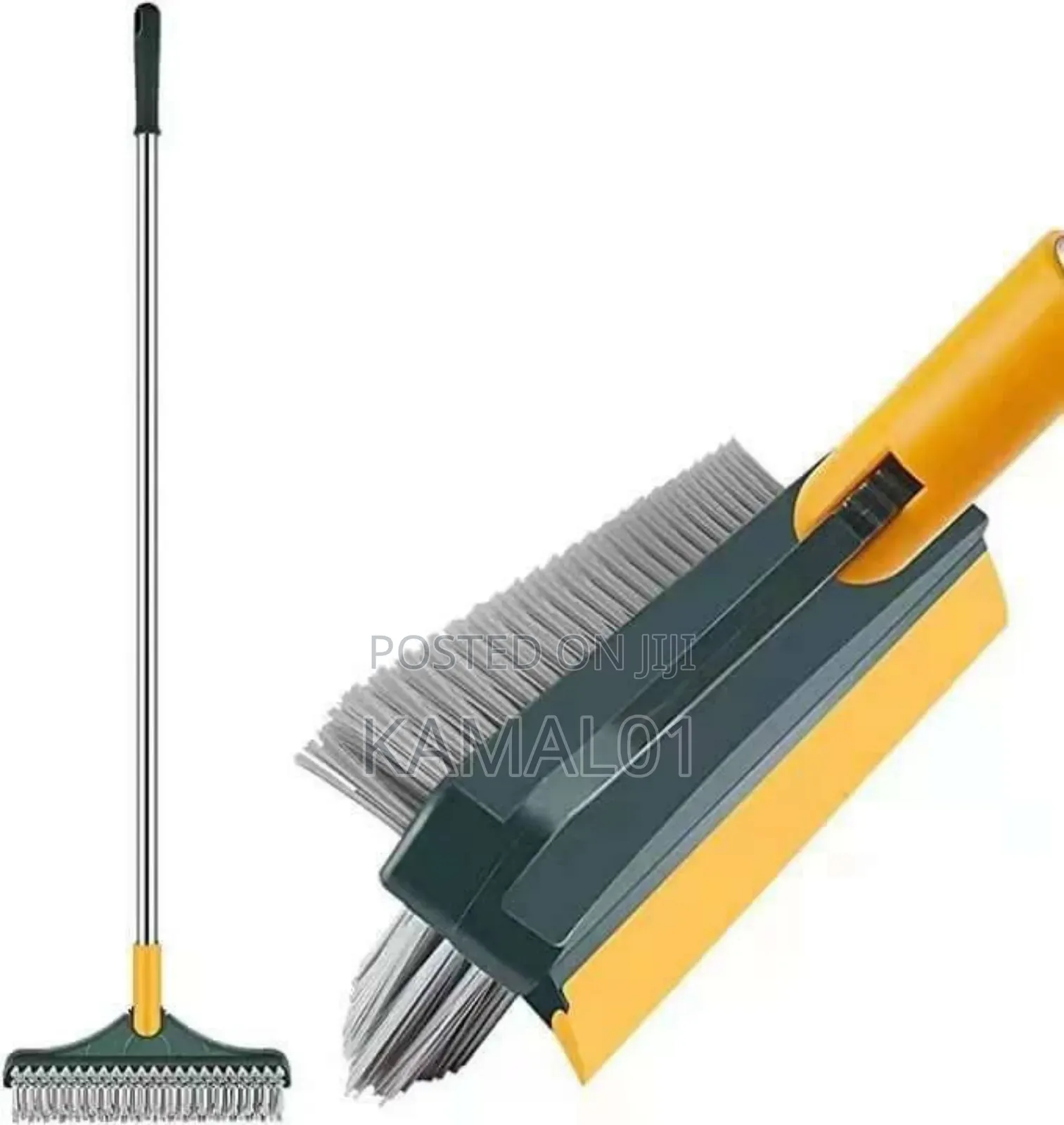 3 in 1 Bathroom Cleaning Brush, Wiper Tiles Cleaning Brush