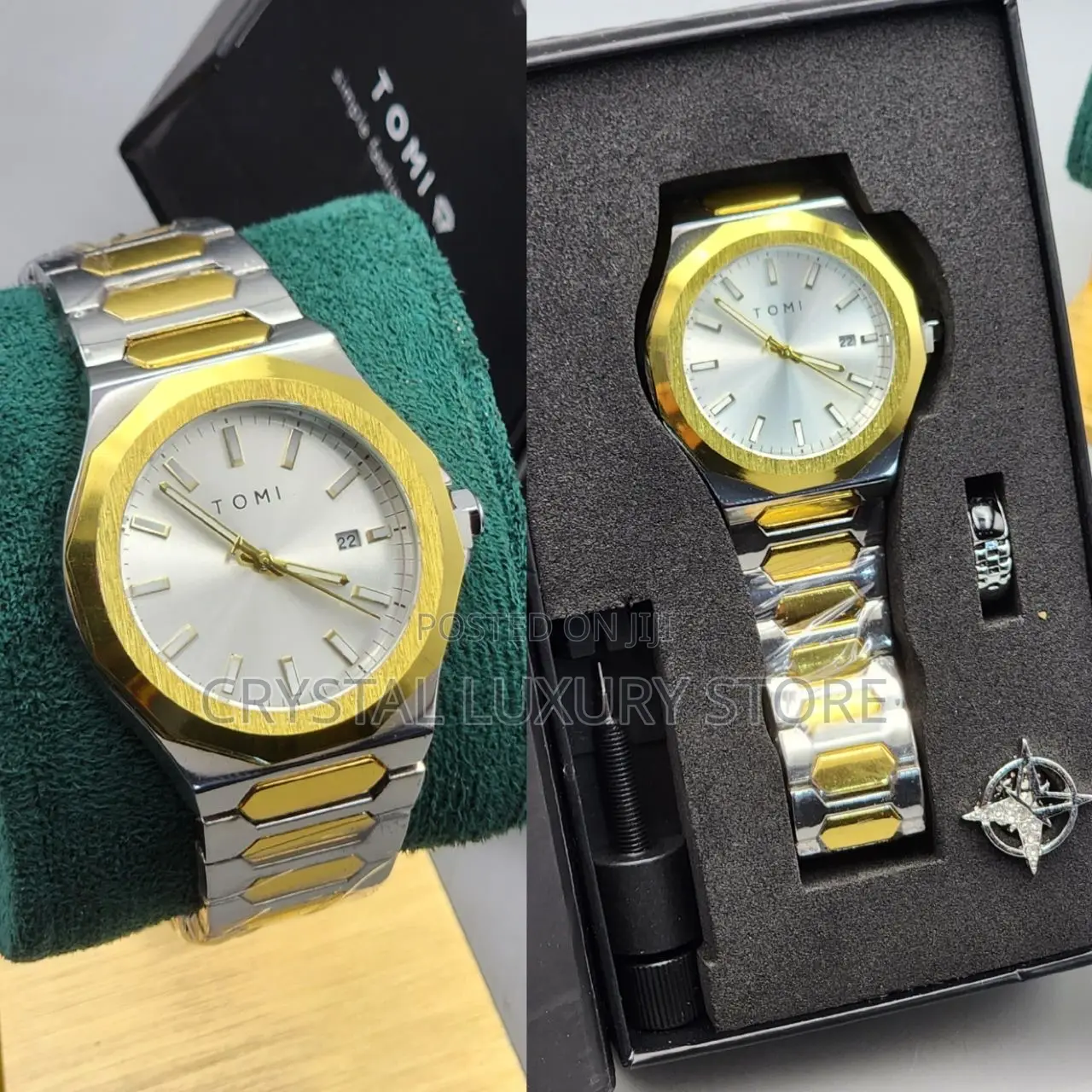 Tomi Quality Luxury Men Chain Wristwatch