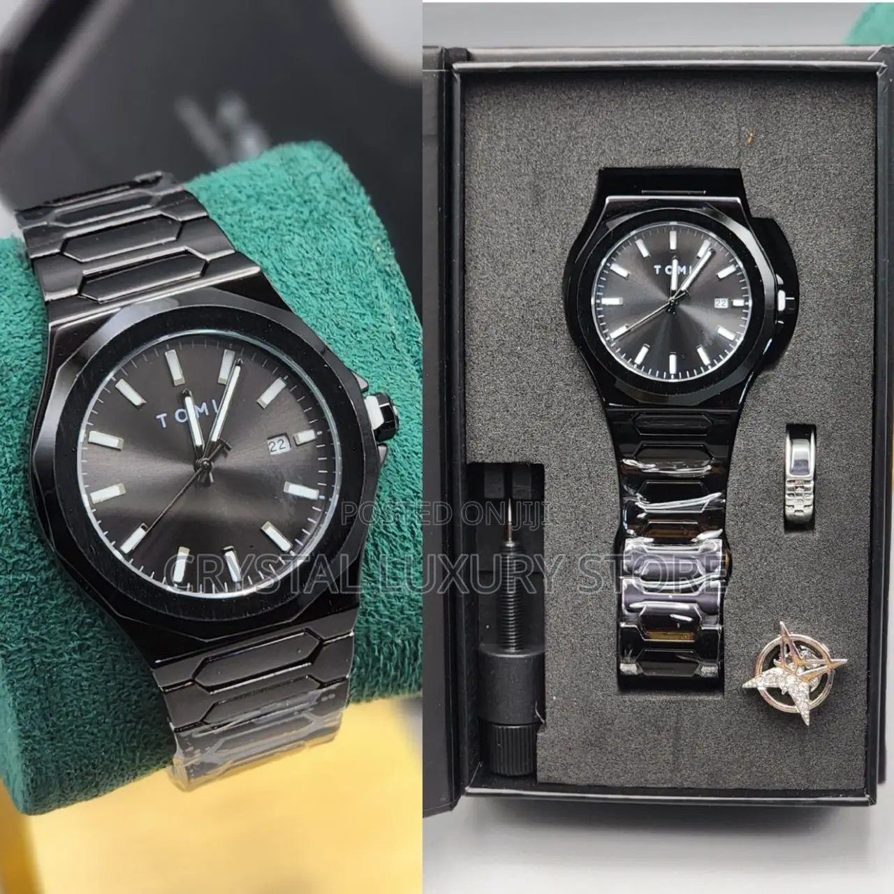 Tomi Quality Men Chain Strap Wristwatch