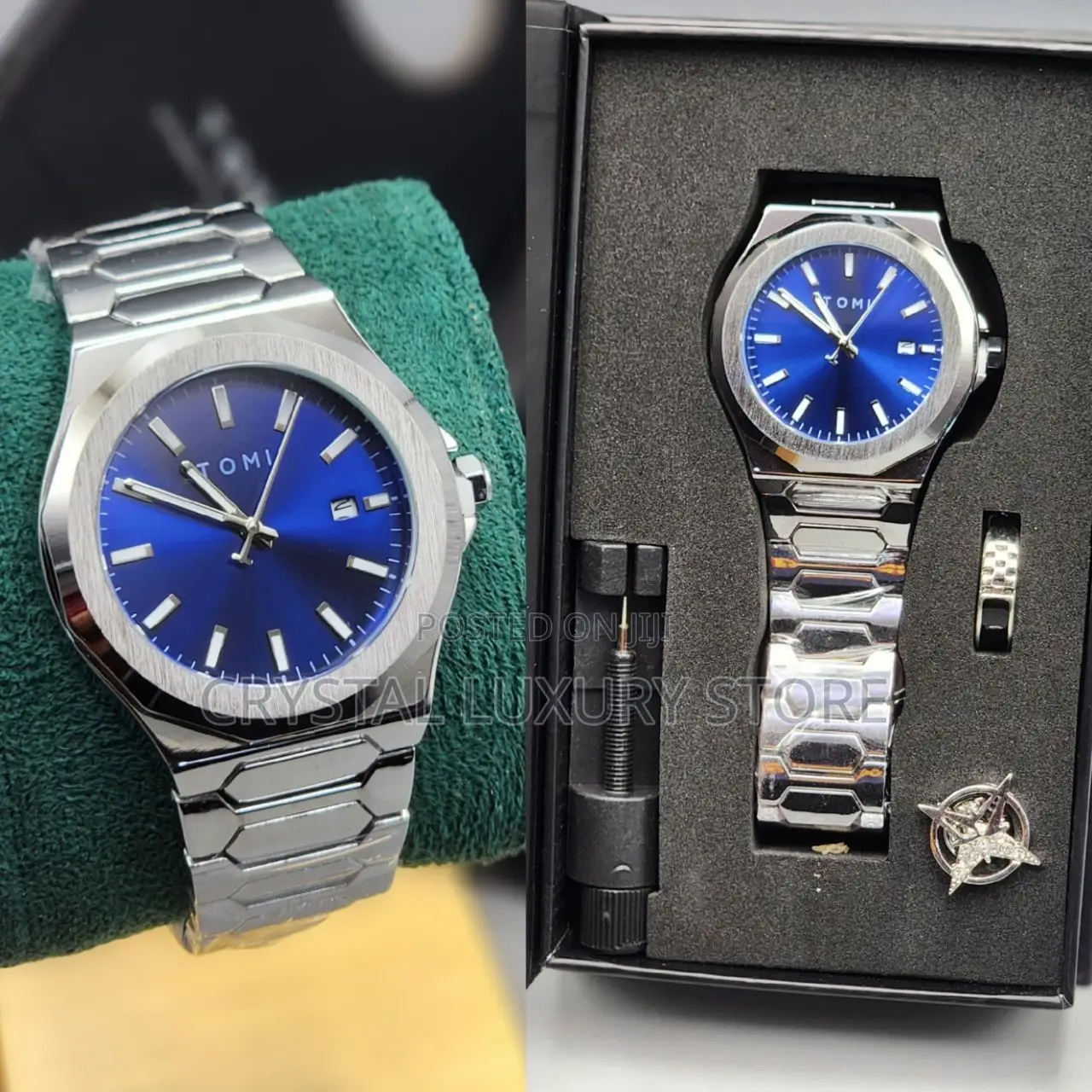 Tomi Quality Men Chain Strap Wristwatch