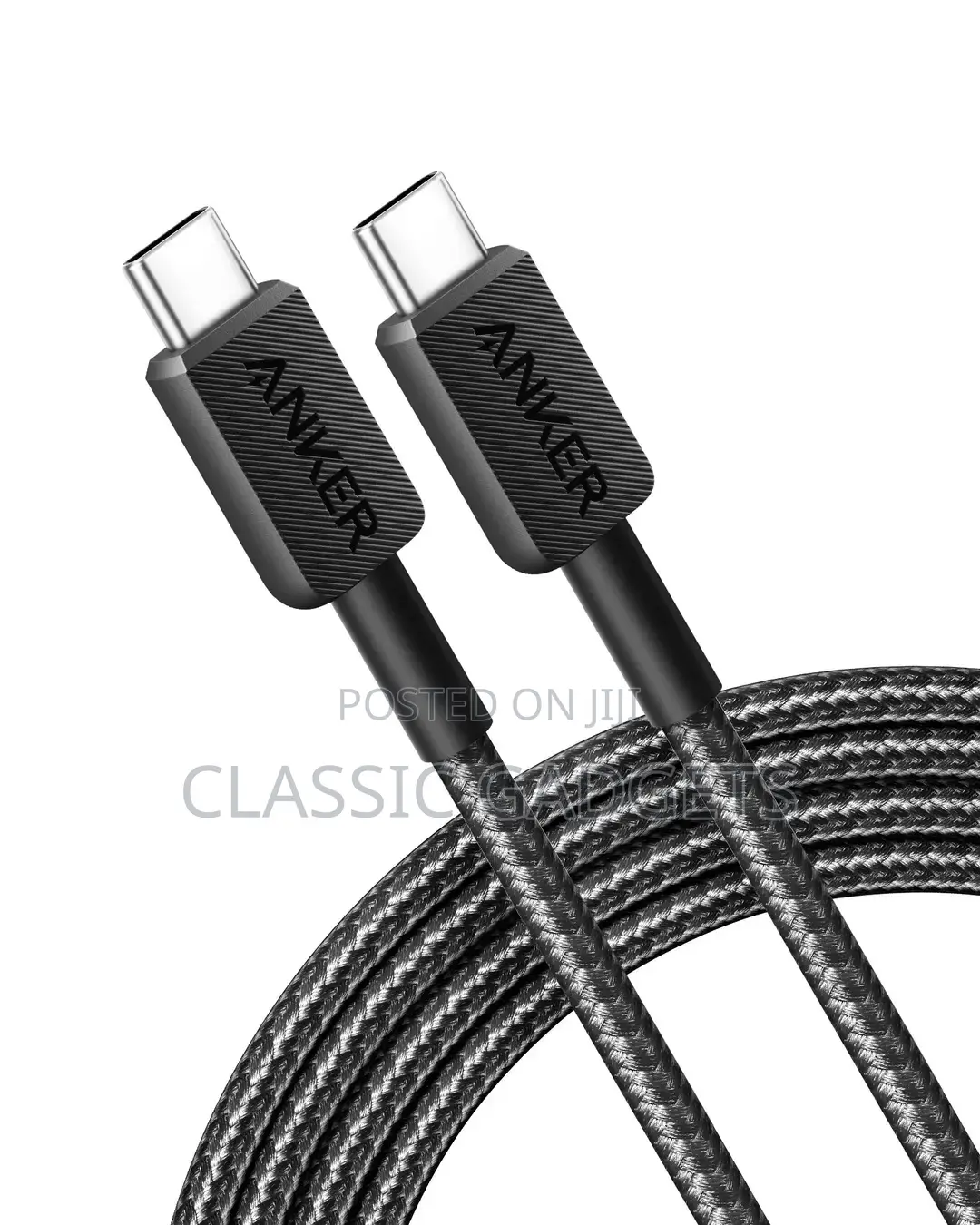 Anker 322 USB-C to USB-C 3ft Braided Cable