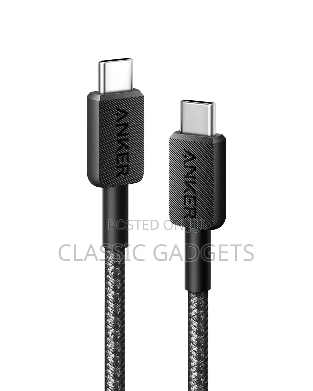 Anker 322 USB-C to USB-C 3ft Braided Cable