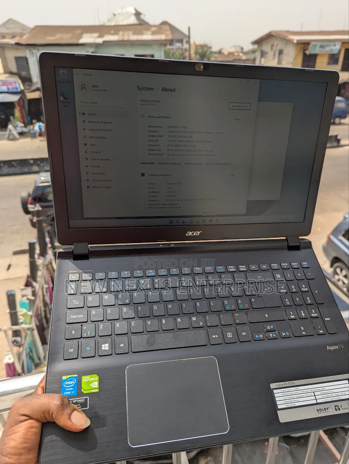 Laptop Acer Aspire 5730G 4GB Nvidia HDD 1T