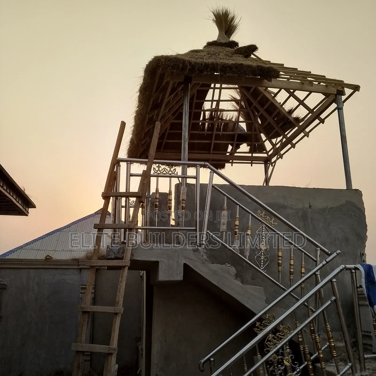 Newly Build Bush Bar Gazebo Hut in Lagos