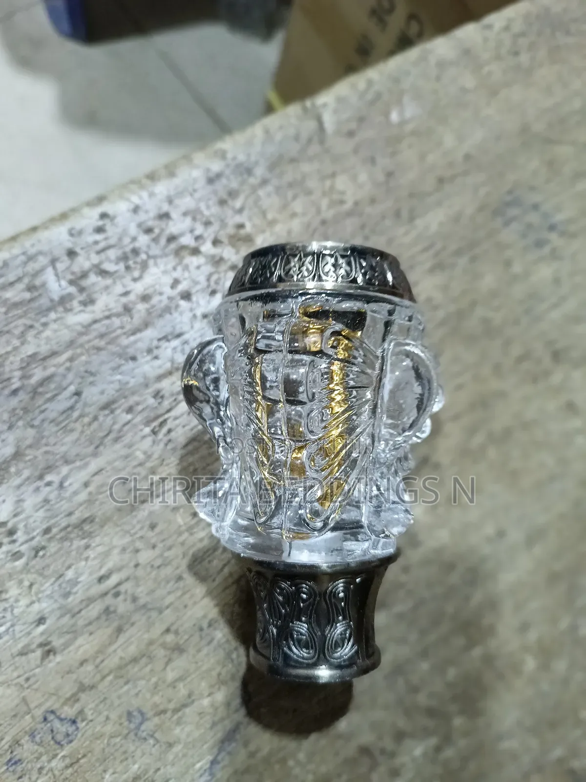 Glass Bronze Pole Cap